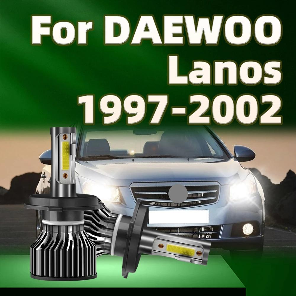 DAEWOO Lanos 1997 1998 1999 2000 2001 2002, LED H4 ڵ Ʈ , 30000LM, 2 